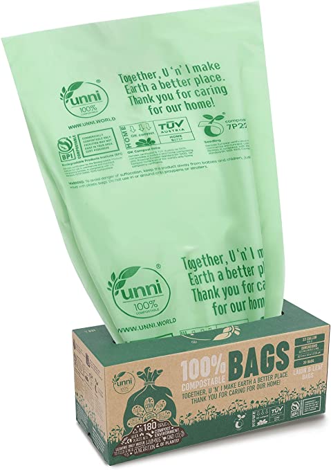 UNNI Eco Friendly Compostable Trash Bags