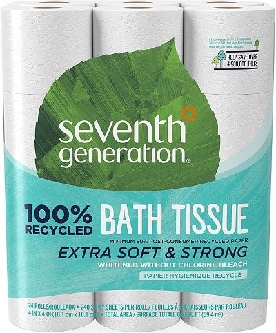 Seventh Generation White Toilet Paper min